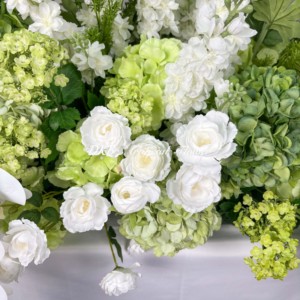 <strong>Spring</strong> <strong>Decorations</strong> Green Floral Wedding <strong>Decorations</strong> Artificial Flower Panels Wedding Backdrops Green Plant Flower Row - Product Image 6