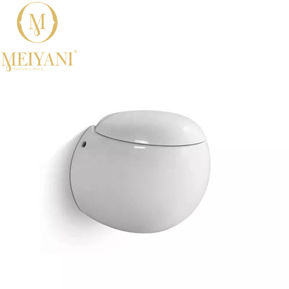MEIYANI сантехника керамическая настенная раковина для туалета в форме яйца итальянский дизайн
