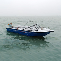 Nouveau design 20 pieds Yacht de pêche de luxe en aluminium Chine 6m bateau à grande vitesse pour les fêtes de famille