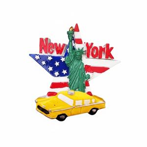 Imán de Nueva York 288 Uds 24DZ/CS recuerdos de hojalata logotipo personalizado diseño de dibujos animados estilo pegatina magnética para cocina ocasión de boda - Product Image 4