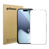 Protections d'écran en verre pour iPhone 17 16 15 14 13 12 Pro Max Verre pour iPhone 13 Mini 11 X XR 7 8 Plus Verre trempé
