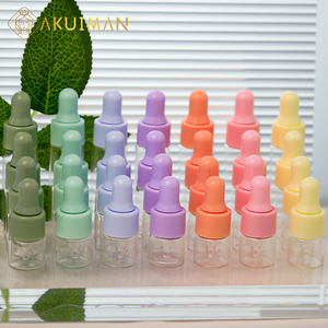 Mini Botellas de Vidrio de Lujo para Aceite Corporal de 1 ml, 2 ml, 3 ml y 5 ml, Botellas Portátiles para Aceites Esenciales - Product Image 4