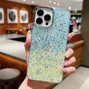 Mới phổ biến long lanh Bling dần dần thay đổi màu sắc rõ ràng Epoxy trường hợp điện thoại cho <span class=keywords><strong>Xiaomi</strong></span> POCO X6 Pro sang trọng trường hợp - Product Image 6