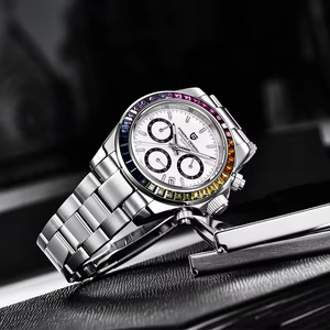Reloj Cronógrafo para Hombre con Correa de Acero Inoxidable, Resistente al Agua 100m, PD-1644 - Product Image 1