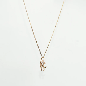 Collar con Colgante de Diamante Premium en Oro Sólido de 14K, Joyería Minimalista y Elegante para Mujer, Colección de Regalos - Product Image 4