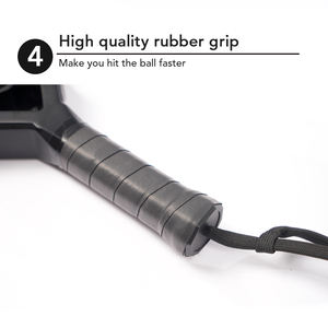 Fabricante de Pádel personalizado 12K carbono forma de lágrima raquetas de Pádel raqueta de paleta de carbono raqueta de tenis pala Murciélago - Product Image 6