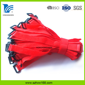 22 "x <span class=keywords><strong>3</strong></span>/4" Yeniden Kullanılabilir Toka Naylon kablo bağı Aşağı Cinch Naylon cırt cırt kablo bağı - Product Image 4