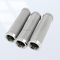 Tube filtrant perforé en acier inoxydable à trous ronds, filtre huile-eau, peut nettoyer l'élément filtrant