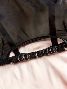 Französische Spitze 2-teiliges Transparentes Dessous-Set Blumenstickerei Ultra-dünne Nachtwäsche für Frauen Elegante Boudoir-Intimwäsche Nieten Sexy BH - Product Image 5