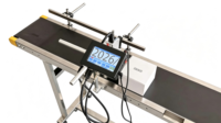 Máquina Automática de Codificación de Códigos de Barras Multi-idioma con Impresora de Inyección de Tinta y Cinta Transportadora