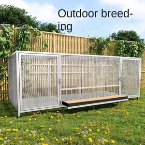 Jaula Moderna y Sostenible para Mascotas de Alambre de Hierro para Exteriores, Extra Grande, para Cría de Pollos, Patos, Gansos, Conejos y Palomas - Uso en Todas las Estaciones - Product Image 4