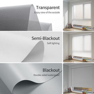 ZSTARR Custom Decorative Cordless Cassette Automatic Motorized Window Solar Shade Blackout Roller <strong>Blinds</strong> For Windows - Product Image 5