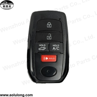 Vente en Gros Coque de Clé de Voiture 2/3/4/5 Boutons et Boîtier de Clé de Véhicule pour Toyota Sienna
