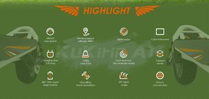 Nouvelle arrivée en Europe 2026 Kukirin A1 pour adolescents, expédition directe par la manufacture Kukirin, facile à contrôler, scooter électrique pliable rapide - Product Image 4