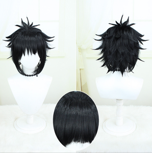 Anxin Cos Perruque Noir Kill Matt Skyward Style Perruque pour Uchiha <span class=keywords><strong>Sasuke</strong></span> - Product Image 2