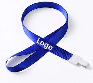 Custom Logo Printed <b>Polyester</b> <b>Lanyard</b> with Breakaway Clasp-Custom Design for Office Supplies - Product Image 1