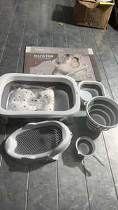 Ensemble de bain pour bébé pliable multifonction de haute qualité et respectueux de l'environnement, pour les nouveau-nés jusqu'à 4 ans - Product Image 6