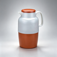Majlis Assembled 3L Pot isotherme à large ouverture avec coque en plastique et intérieur en verre pour la salle d'accueil du Ramadan, pour la chaîne de magasins du Golfe, en stock pour la revente
