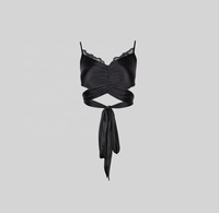 Udance vente en gros de haute qualité Sexy dentelle dames caraco pratique vêtements de danse latine haut court Performance soutien-gorge pour femmes soutien-gorge de sport