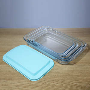 Plaques de verre borosilicate rectangulaires: parfaites pour le riz cuit au four - Product Image 2