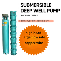 Pompes à eau submersibles résistantes à la corrosion, moteur 380V, pompe submersible pour l'alimentation en eau des communes, l'irrigation agricole