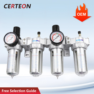 Filtre Regulateur Lubrificateur SFC 2 <span class=keywords><strong>SFR</strong></span> SL Vidange Manuelle PT1 4 PT3 8 PT1 2 Systeme Air Industriel Unite Traitement Air - Product Image 1