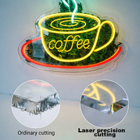 Panneau publicitaire lumineux LED néon en aluminium, personnalisable, pour enseigne commerciale ouverte, vente en gros, 2 ans de garantie