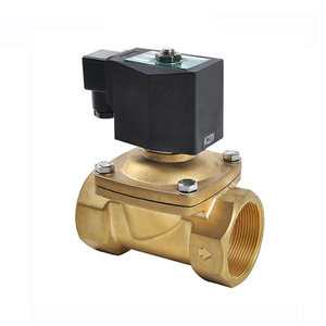 COVNA Électrovanne d'eau DN40 1,5 pouce 2 voies 24VDC normalement fermée en laiton pour air comprimé - Product Image 2