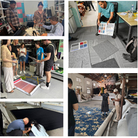 Tapis d'exposition en polyester avec logo personnalisé, plusieurs couleurs, pour mariages, événements, scènes, cérémonies, antidérapant, décoration pour utilisation automobile
