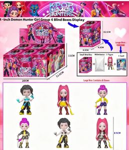 Nuova <span class=keywords><strong>Action</strong></span> Figure K-pop Demon Hunters Halloween - Modellino Blind Box Trendy da Collezione - Product Image 2
