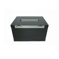 Armoire serveur murale en acier laminé à froid de 19 pouces 9U, économiseur d'espace, rack réseau