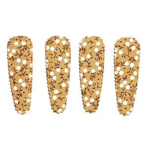 Clip à pression pour fille, clip à pression pour enfant en bas âge, clips à pression pour tissu <span class=keywords><strong>Liberty</strong></span> London, clips à cheveux en tissu <span class=keywords><strong>Liberty</strong></span>, clips antidérapants - Product Image 6