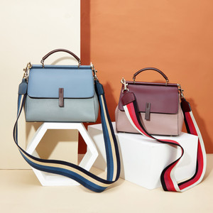 Sac panier en similicuir pour femme, porté épaule ou croisé, avec fermeture éclair, bandoulière amovible et doublure en soie - Product Image 6