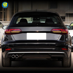 Feux arrière <span class=keywords><strong>LED</strong></span> dynamiques YU GUANG pour <span class=keywords><strong>Audi</strong></span> <span class=keywords><strong>A3</strong></span> Hatchback 2013-2016 <span class=keywords><strong>Sportback</strong></span>, lentille rouge, feux de stop, feux de recul - Product Image 4