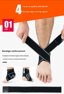 Có thể điều chỉnh thoáng khí mắt cá chân cú đúp cho <span class=keywords><strong>Achilles</strong></span> viêm gân và plantar Fasciitis bảo vệ - Product Image 4