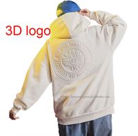 Sudadera con Capucha de Forro Polar de Lujo para Hombre, Diseño ODM, 400 g/m², Logotipo Bordado, Estilo Holgado, Unisex, Talla XL
