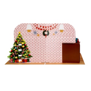 การ์ดคริสต์มาสป๊อปอัพ3D สุดสร้างสรรค์การ์ดอวยพรงานฝีมือสำหรับการเชิญร่วมงานปาร์ตี้วันหยุดและของขวัญ - Product Image 6