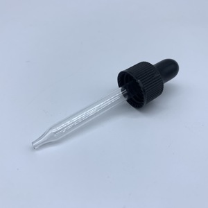Botella gotero <span class=keywords><strong>de</strong></span> aceite esencial <span class=keywords><strong>de</strong></span> vidrio delgado, tubular <span class=keywords><strong>de</strong></span> lado recto pequeño <span class=keywords><strong>de</strong></span> 4ml, con gotero <span class=keywords><strong>de</strong></span> pezón negro - Product Image 5