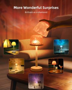 Đại Dương Sóng RGB <span class=keywords><strong>LED</strong></span> Ánh Sáng Ban Đêm Không Dây Chiếu Bảng Đèn Điều Khiển Từ Xa Pin Hoạt Động Cho Phòng Ngủ Phòng Khách Trò Chơi Đèn - Product Image 4