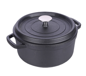 Casseroles en gros d'usine 10/14/20/22/24/26/<span class=keywords><strong>28</strong></span>/32/40 <span class=keywords><strong>cm</strong></span> casserole marmite non revêtue profonde mini casserole en <span class=keywords><strong>fonte</strong></span> antiadhésive - Product Image 1