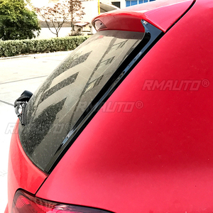 2Pcs Gloss Black Car Rear Window Side Spoiler Wing <b>Splitter</b> for Volkswagen Polo MK5 2011-2017 Car Accessories - Product Image 4