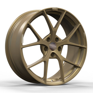 ล้ออัลลอยด์ฟอร์จสีบรอนซ์ Antron New Five Spoke Custom <span class=keywords><strong>PCD</strong></span> 5x112/114.3/<span class=keywords><strong>120</strong></span> ขนาด 20X8.5J 19x8J สำหรับ Audi R8 WF Rays <span class=keywords><strong>Te37</strong></span> - Product Image 1
