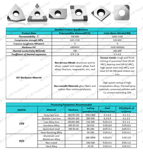 High Gloss Aluminum CNC Lathe Blade PCD <strong>Diamond</strong> Cutter Head for Gemstone Tool &amp; Lathe Grain Premium Quality PCD <strong>Diamond</strong> Tool - Product Image 6