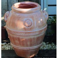 Pots de fleurs en terre cuite italiens respirants et écologiques pour l'extérieur, jardin, cour, décoratifs, en oxyde de magnésium, qualité supérieure