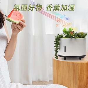 Large Mist Aromatherapy Humidifier for Bedroom for Bluetooth Music & Plant <b>Simulation</b> for Pregnant Women <b>Babies</b> Rain Cloud - Product Image 5