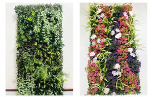 Décorations murales vertes de haute qualité pour mariages, murs végétaux artificiels en mousse préservée pour la maison - Product Image 3