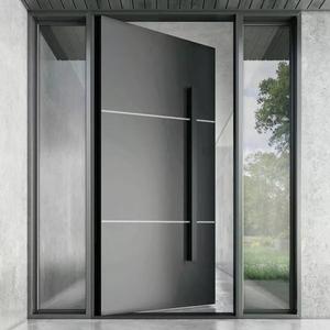 <span class=keywords><strong>Portes</strong></span> d'entrée en bois modernes pour maison, extérieur, Chine, haute qualité, bon prix, porte d'entrée principale, serrure intelligente moderne, porte pivotante d'entrée - Product Image 3