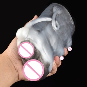 YOCY Dual Channel Male <b>Masturbator</b> Cup Cow's Vaginal Anal Silicone Vagina Animal Vaginal Pocket Pussy Male <b>Masturbator</b> Sex Toys - Product Image 6