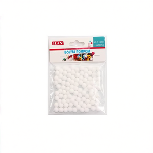 Palline di Paillettes Ilan 1.0 Cm Bianche 100 Pezzi per Forniture Artigianali - Product Image 1