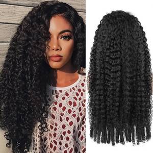 Perruques en cheveux humains naturels, dentelle HD, 100 % cheveux humains vierges bouclés, perruques frontales <span class=keywords><strong>sans</strong></span> <span class=keywords><strong>colle</strong></span>, cheveux humains birmans, perruque bouclée birmane 13x4 - Product Image 1